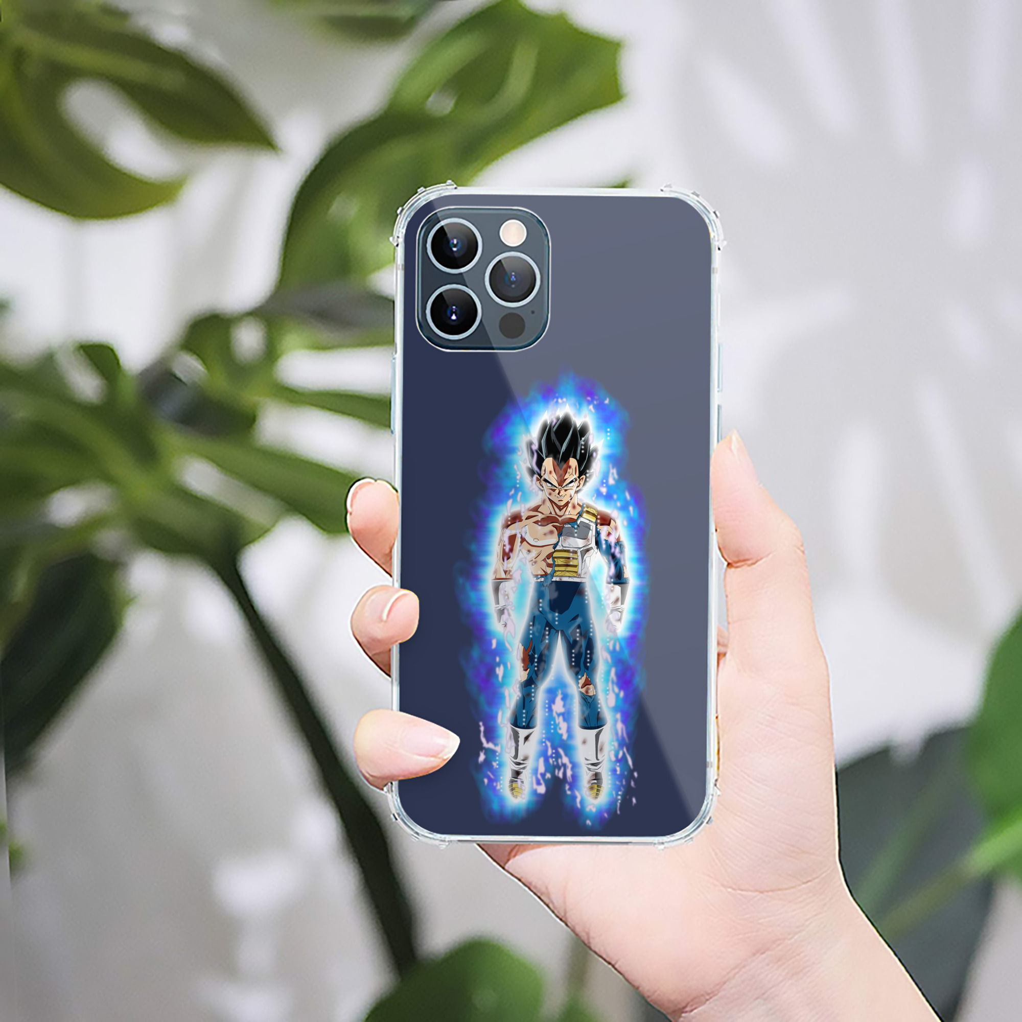 （画像用） ドラゴンボール ベジータ四世（Bejīta Yonsei）DRAGON BALL Vegeta IV 【iPhone 12シリーズ対応】透明スマホケース（クリアソフトケース）